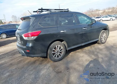 2015 Nissan Pathfinder Sv z USA, uszkodzony, nr VIN 5N1AR2MM5FC695467